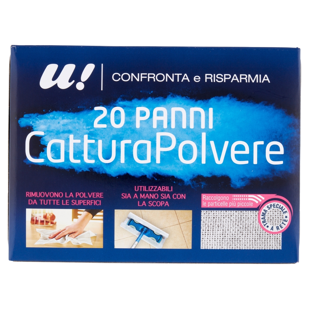 20 Panni Cattura Polvere U! Confronta e Risparmia